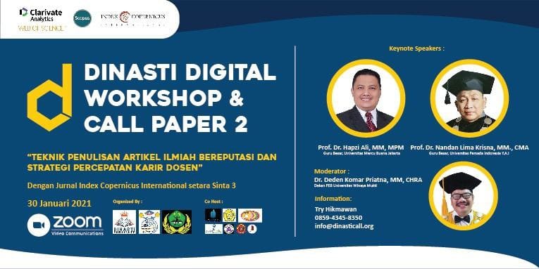 Dinasti Digital Workshop and Call Paper